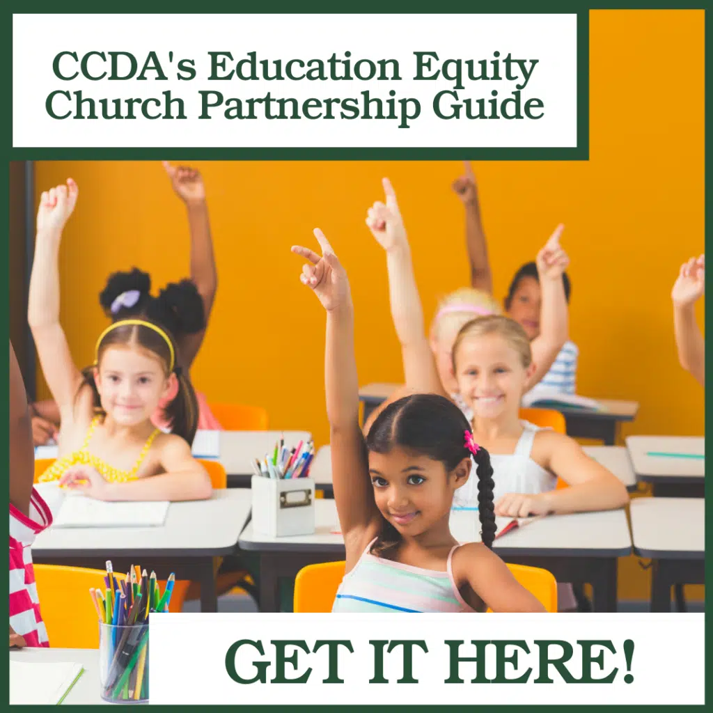 CCDA's Education Equity Church Partnership Guide