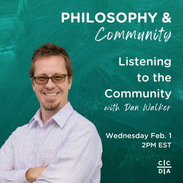 Listening to the Community – Dan Walker