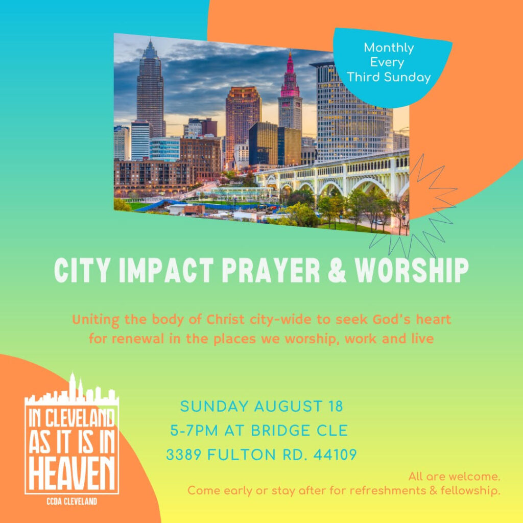 City Impact Prayer & Worship promo graphic