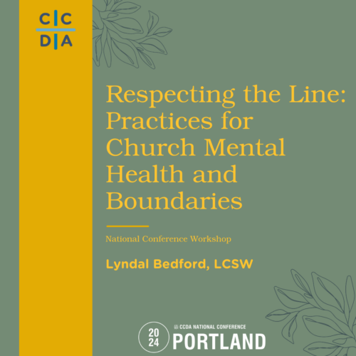 Respecting the Line: Practices for Church Mental Health and Boundaries - Lyndal Bedford, LCSW