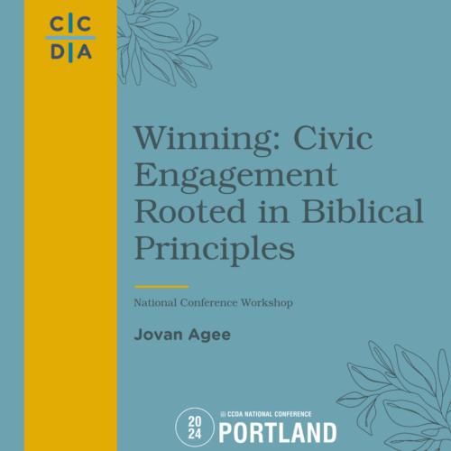 Winning: Civic Engagement Rooted in Biblical Principles - Jovan Agee