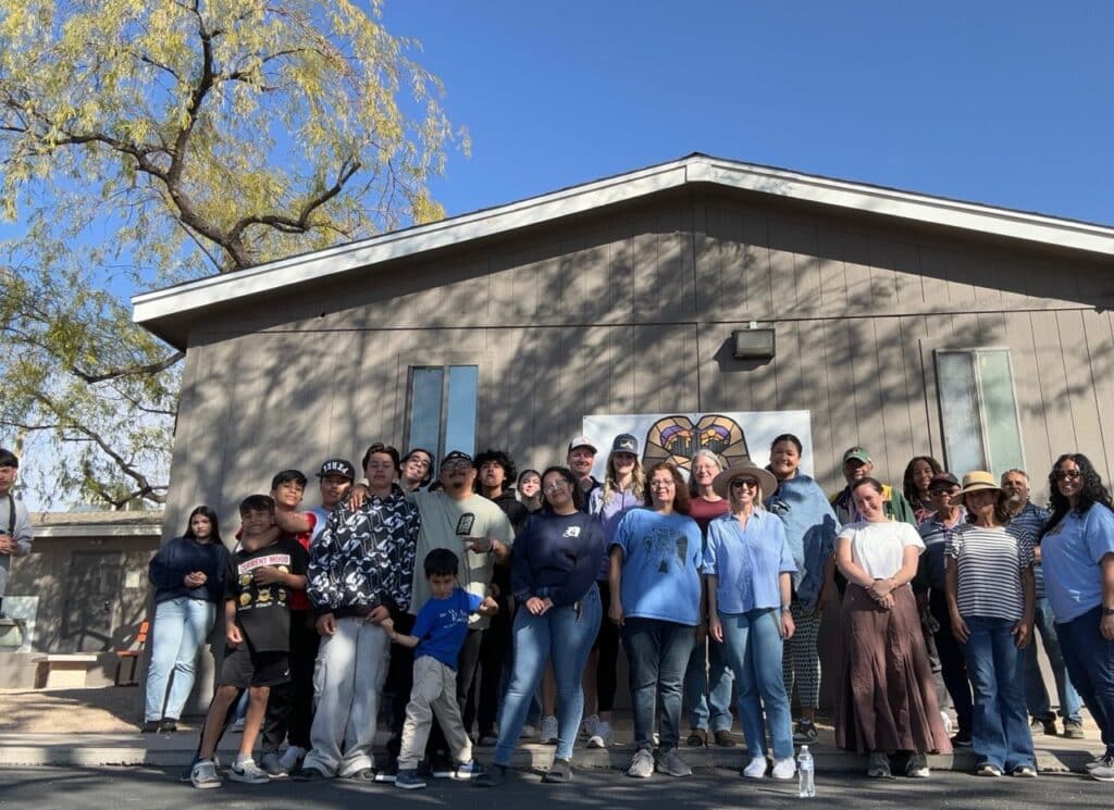 Border Southwest members gathering together outside