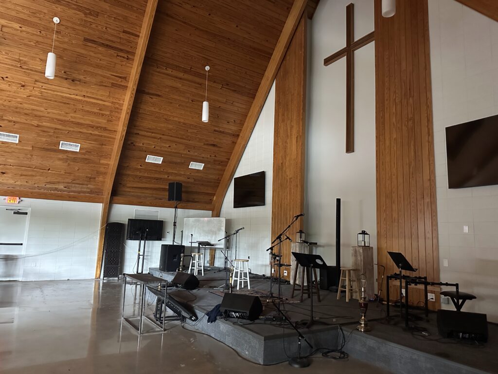 The sanctuary in Samaritan's new building