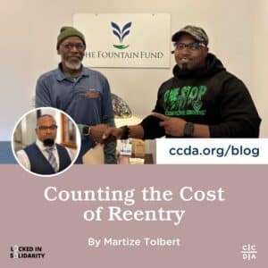 Counting the Cost of Reentry By Martize Tolbert