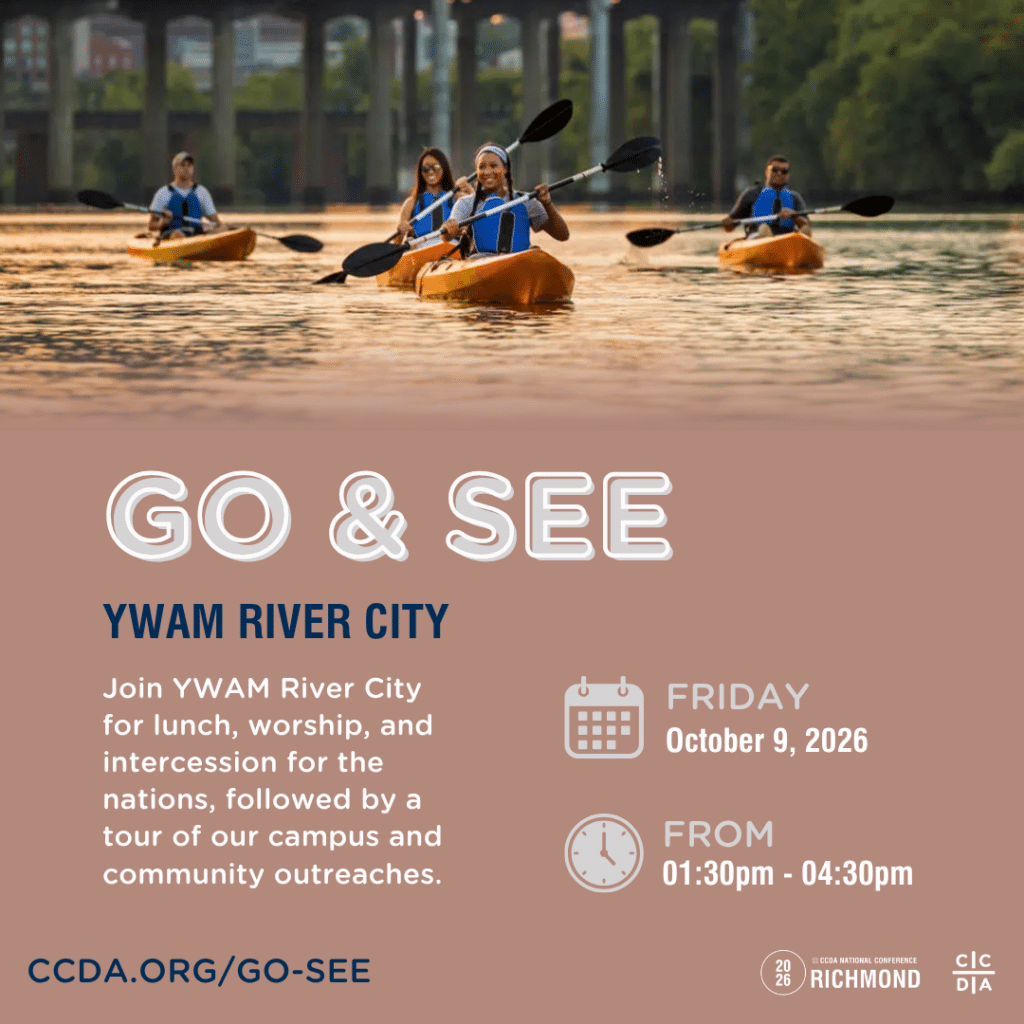 Go & See
YWAM River City
Join YWAM River City
for lunch, worship, and intercession for the nations, followed by a tour of our campus and community outreaches.
Friday October 9, 2026 from 1:30pm - 4:30pm