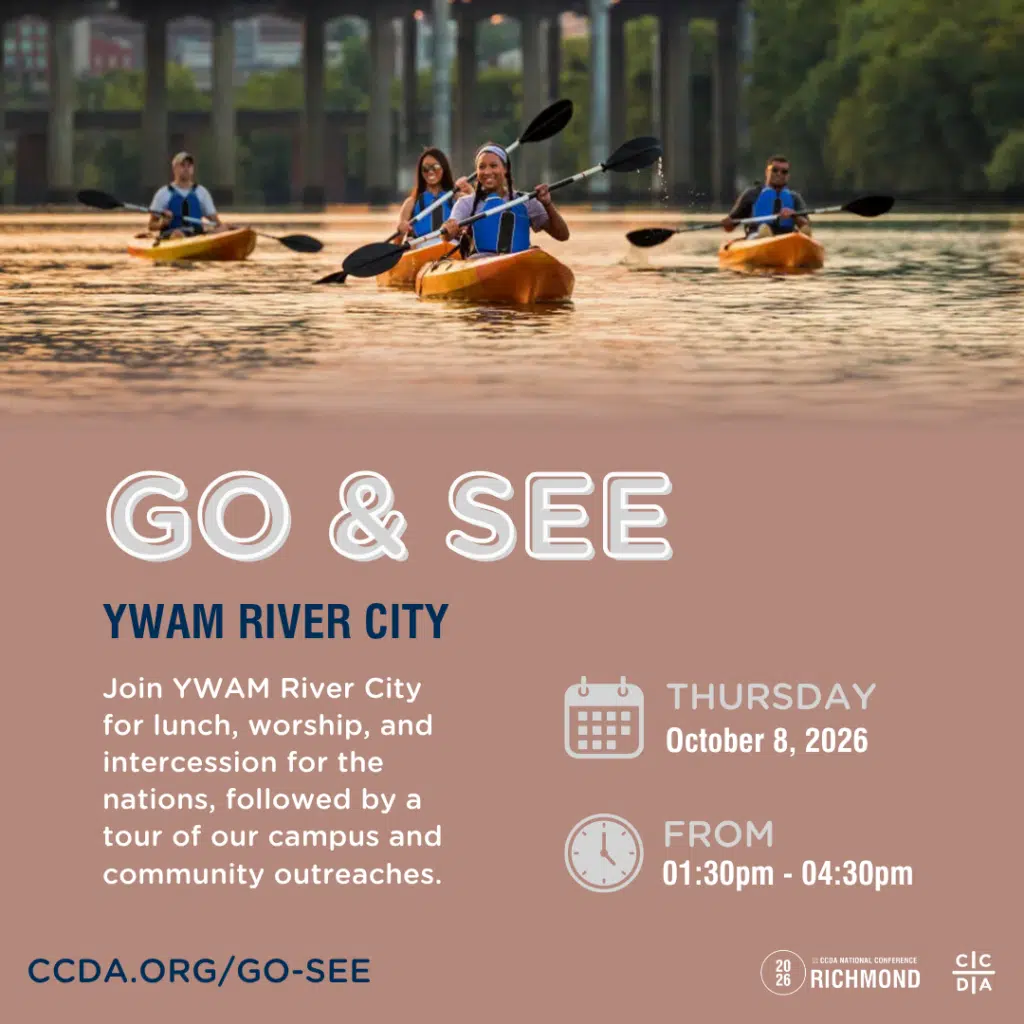 Go & See
YWAM River City
Join YWAM River City
for lunch, worship, and intercession for the nations, followed by a tour of our campus and community outreaches.
Thursday October 8, 2026 from 1:30-4:30pm